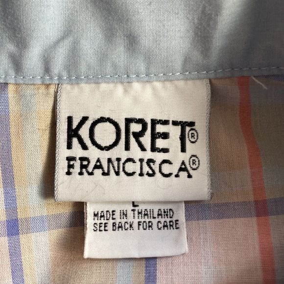 Vintage 80’s Koret Francisca Large Powder Blue Light Jacket - Picture 3 of 12